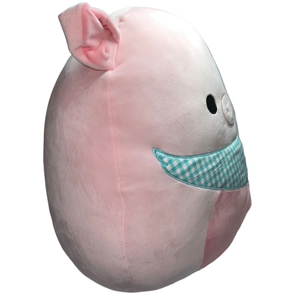 NEW Squishmallows Peter the Cuddly Pig 16” Spring Edition w/ Bandana HTF this Sz - Picture 3 of 8